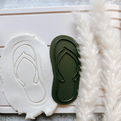 Set of thongs stamps and cutters