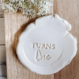 Turns ONE embosser cookie stamp