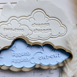 Two two - cloud and number track set of 2