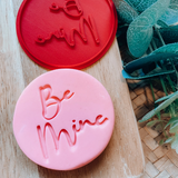 Be Mine embosser round