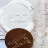 You are my sunshine round Cookie Stamp POP